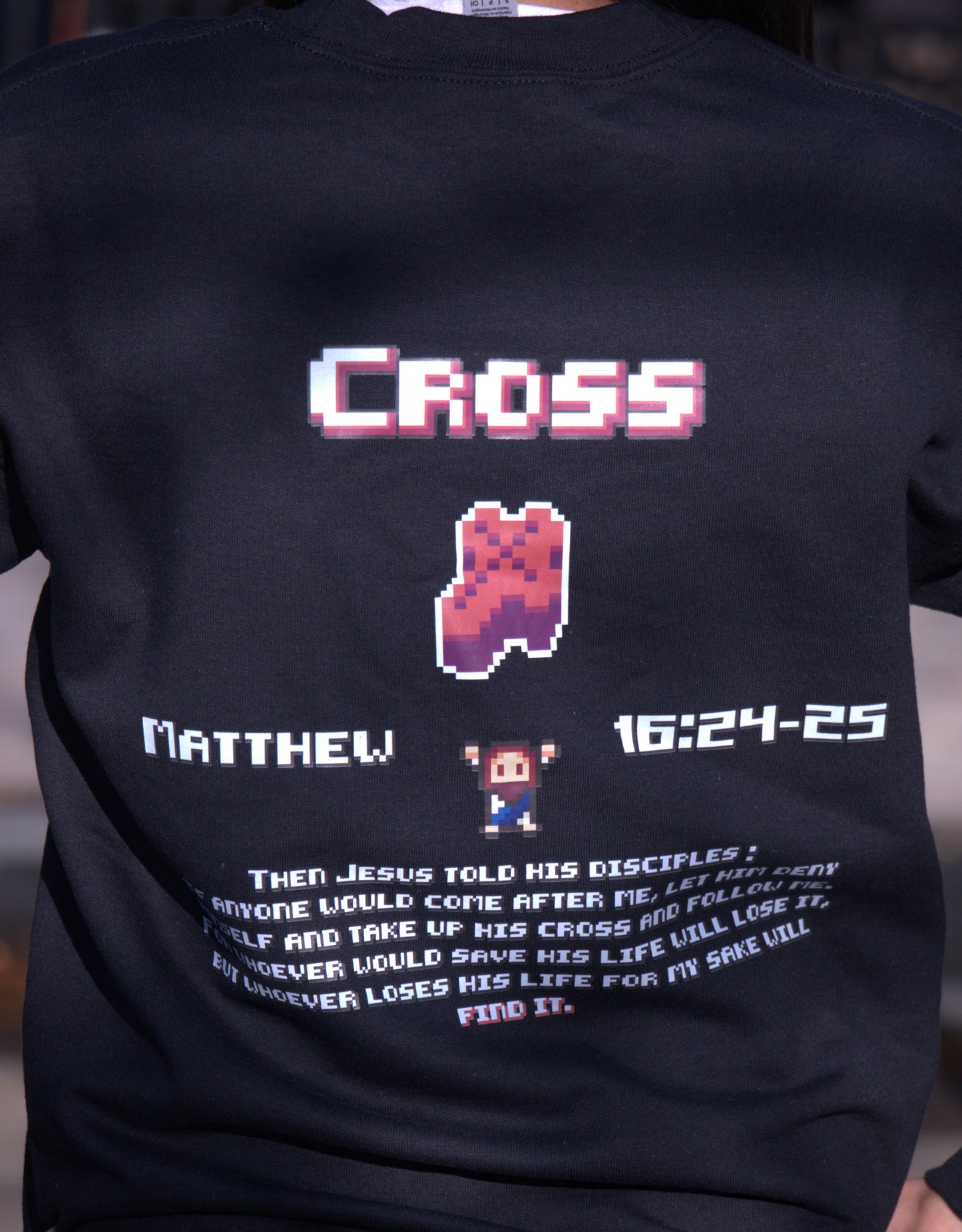 Cross Sweatshirt - HolyPixels