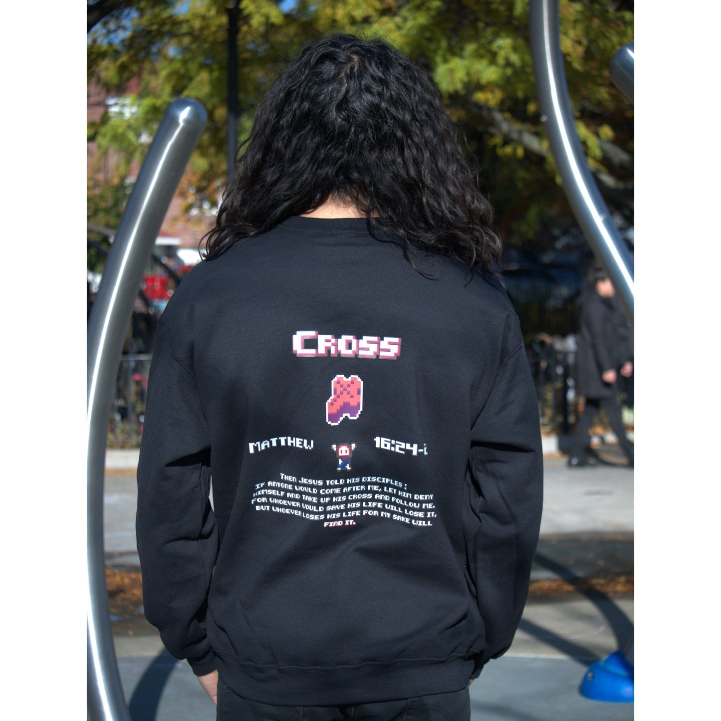 Cross Sweatshirt - HolyPixels