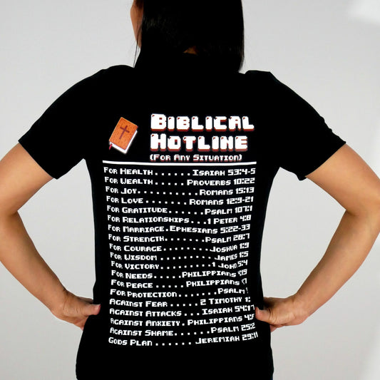 Biblical Hotline Women's T-Shirt - HolyPixels