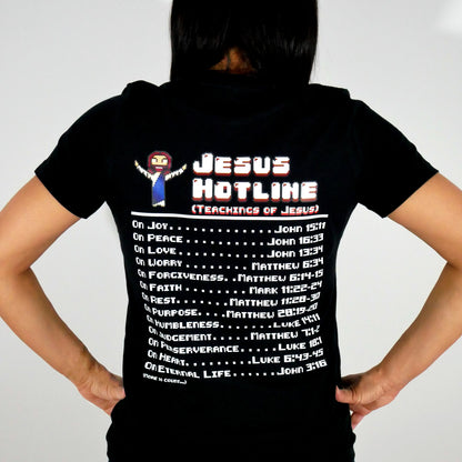 Jesus Hotline Women's T-Shirt - HolyPixels