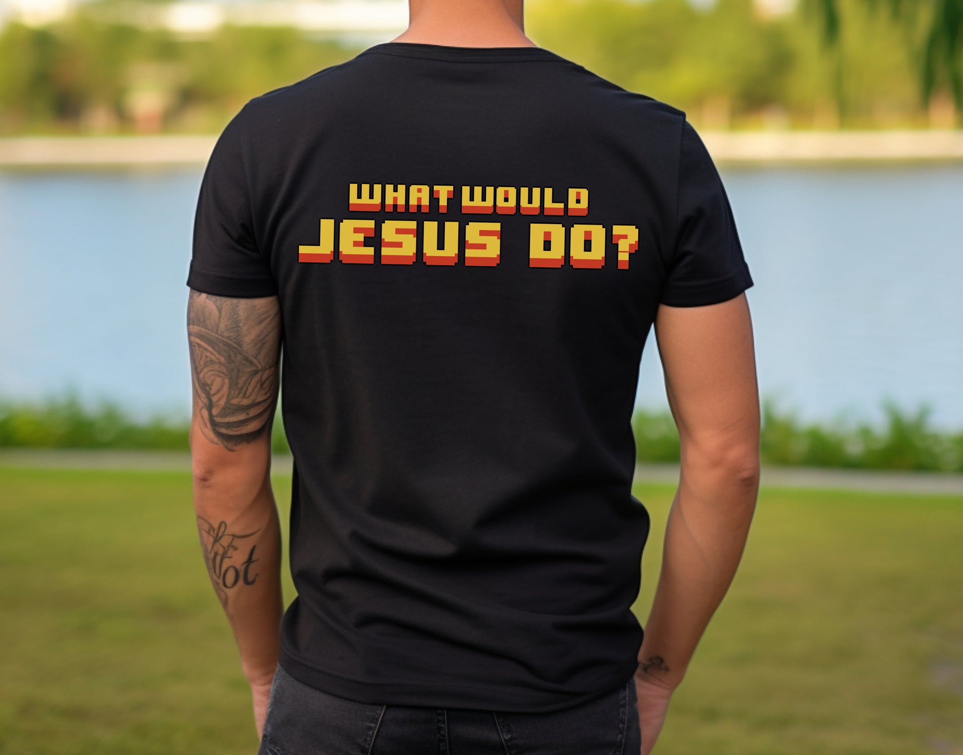 What Would Jesus Do T-Shirt - HolyPixels