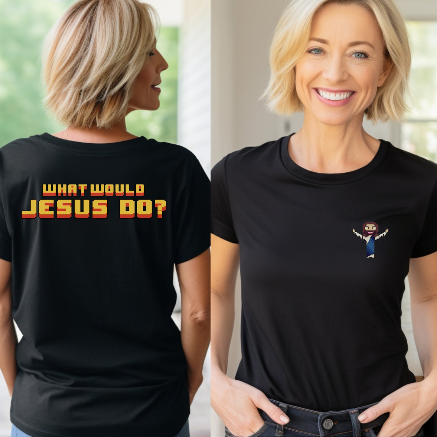 What Would Jesus Do Women's T-Shirt - HolyPixels